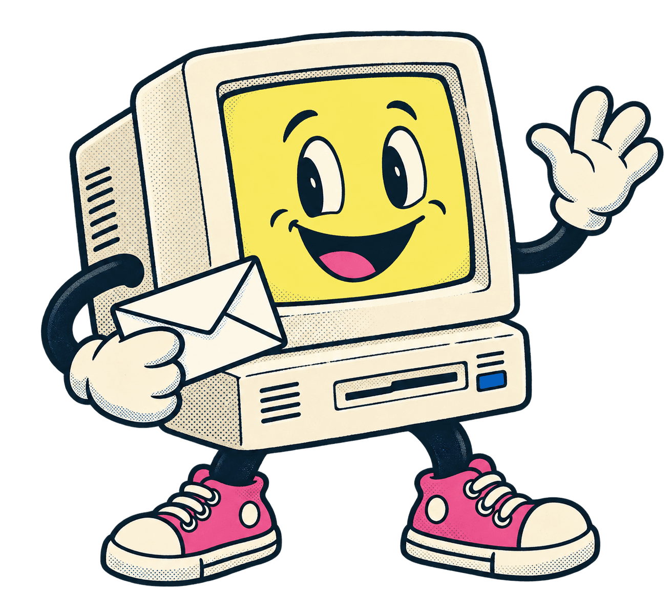 Snappy’s cheerful computer service advisor